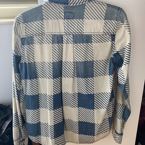 Current Elliott Slim Boy Shirt (Discovery Plaid) - Picture 5 of 5